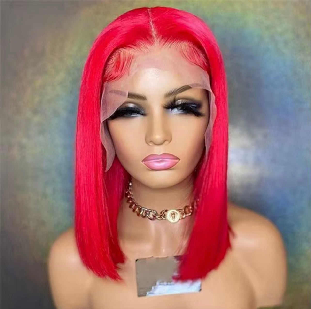 Luxury Red Bob Wig