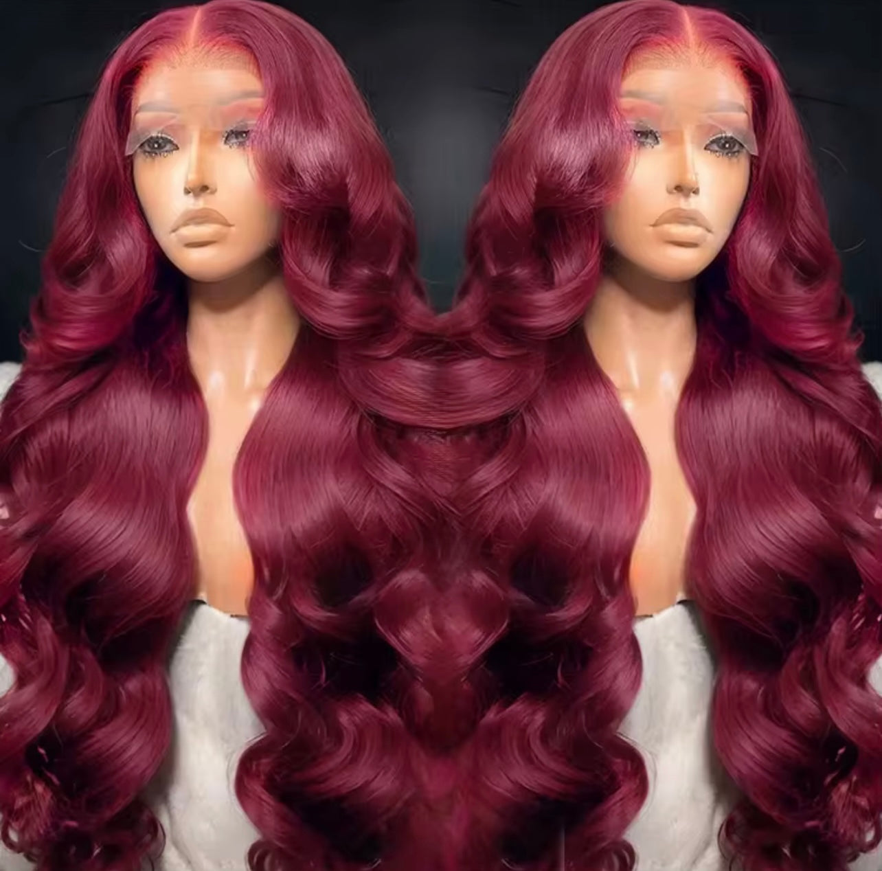 Ruby Red Body Wave Wig