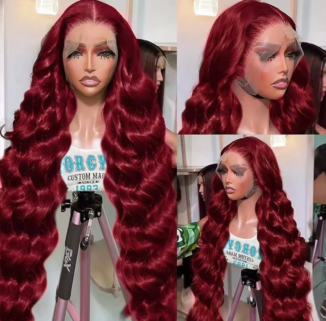 Ruby Red Body Wave Wig