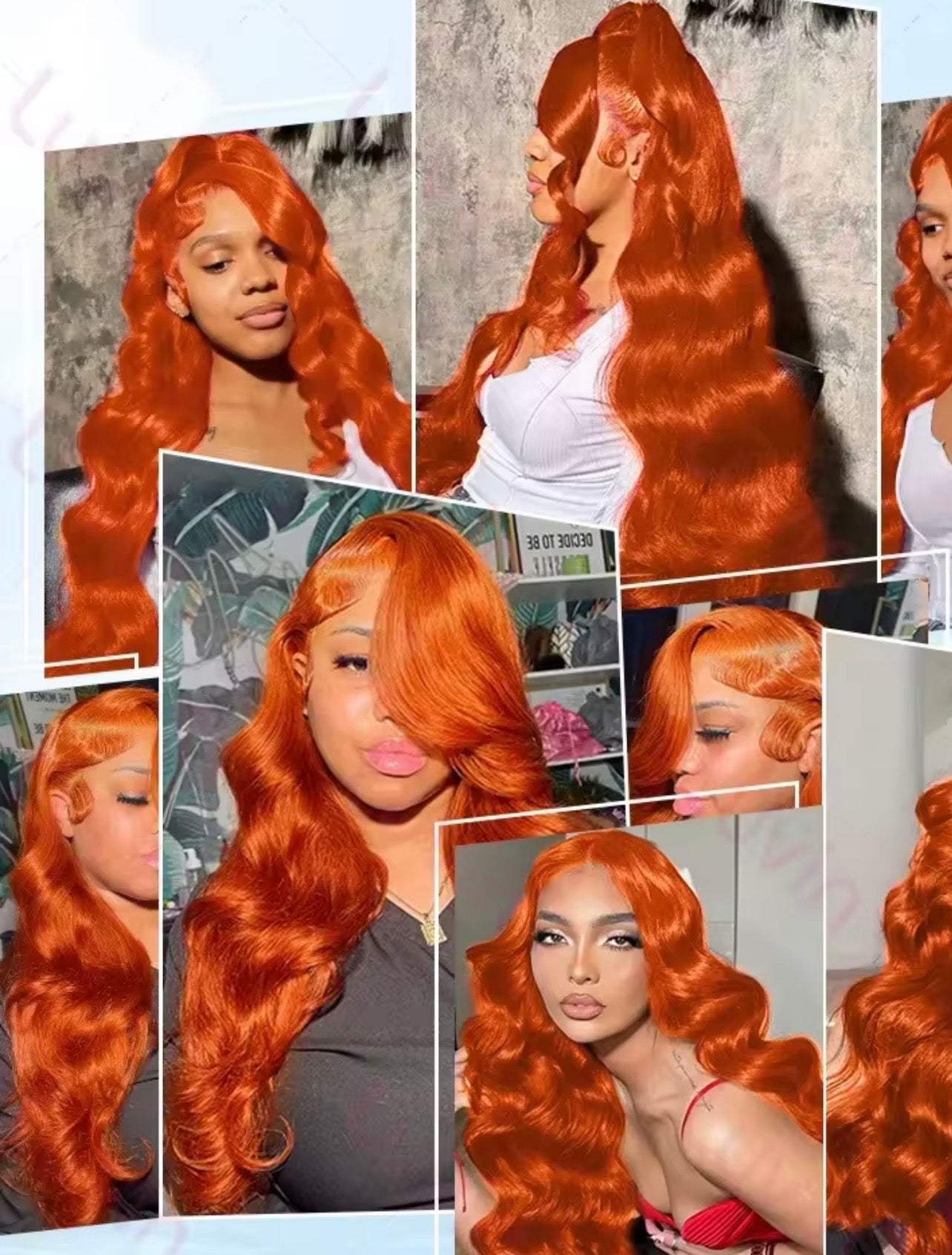 Luxury Ginger Body Wave Wig